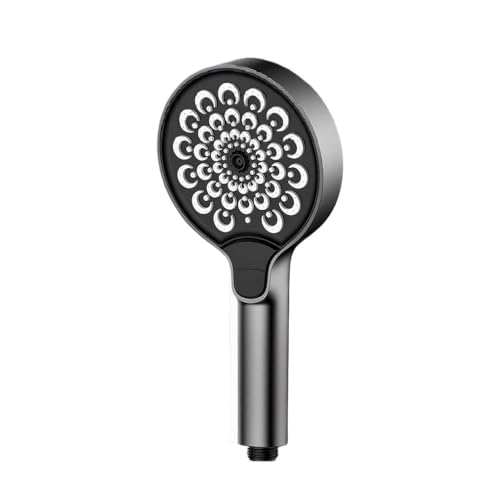 TCVCTNMZTX 13 cm großer Massage-Spa-Duschkopf for großem Panel, 3 Modi, Hochdruck, Wassereinsparung, One-Key-Stopp-Wasser, Handbrause, Badezimmerzubehör Duschkopf(B) von TCVCTNMZTX