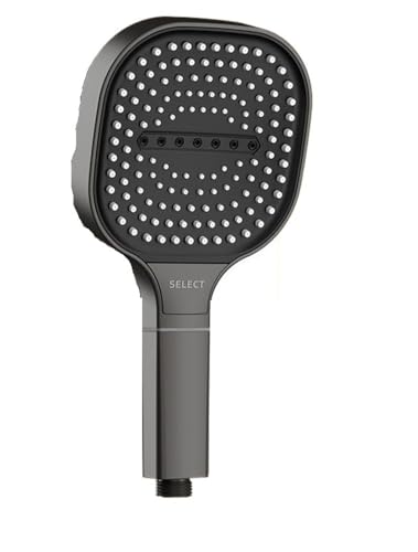 TCVCTNMZTX 13 cm großes Panel 3 Modi Duschkopf Hochdruck-Wassermassagedusche for Kopffilterelement Badezimmerzubehör Duschkopf(Grey shower) von TCVCTNMZTX
