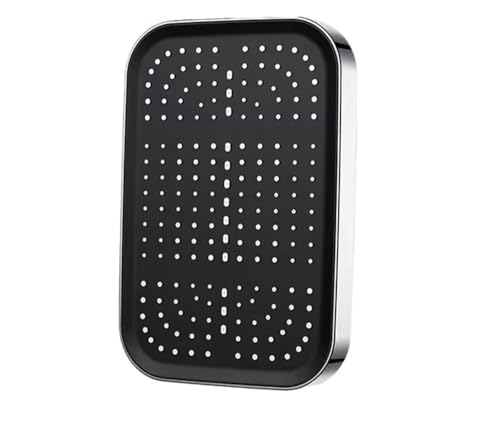 TCVCTNMZTX 14 Zoll großer Duschkopf for ultragroßem Panel und großem Durchfluss, Supercharge-Deckenmontage, 5 Modi, wassersparender Hochdruck-Duschkopf Duschkopf(Silver top shower) von TCVCTNMZTX