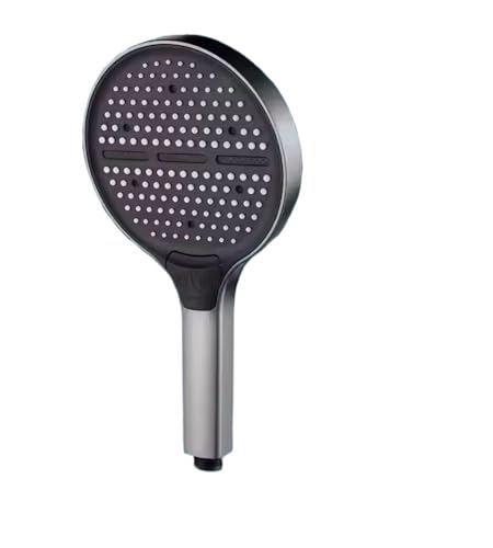 TCVCTNMZTX 15 cm großer Massage-Spa-Druckduschkopf for großem Panel, 3 Modi, Hochdruck-Regensprühdüse, Handbrause for Ein-Tasten-Stopp Duschkopf(Grey-b) von TCVCTNMZTX