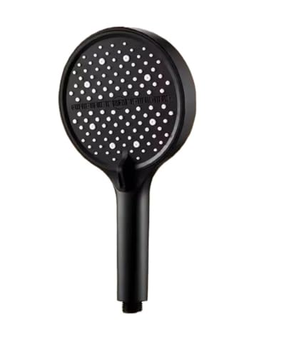 TCVCTNMZTX 15 cm großer Massage-Spa-Druckduschkopf for großem Panel, 7 Modi, Hochdruck-Regendusche, Handbrause for Ein-Tasten-Stopp Duschkopf(A) von TCVCTNMZTX
