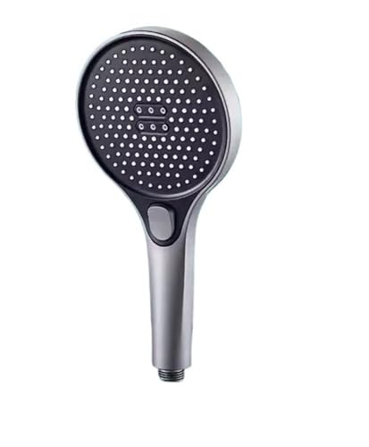 TCVCTNMZTX 3 Modi Großer Durchfluss Duschkopf 13CM Großes Panel Hochdruck Wassersparende Sprühdüse Regendusche Badezimmerzubehör Duschkopf(A) von TCVCTNMZTX