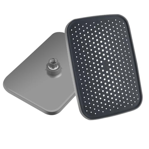 TCVCTNMZTX 360 Grad drehbarer Duschkopf, Überkopf-Duschkopf, langlebige Verwendung, rechteckige Form, robustes Material Duschkopf(Gr�) von TCVCTNMZTX