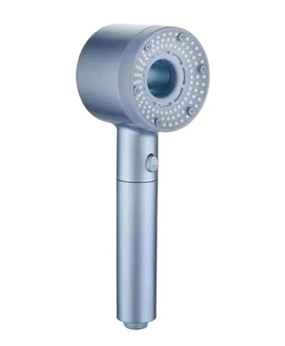 TCVCTNMZTX 5 Modi Boost Duschkopf Hochdruck Wassersparend Tragbarer Sprühfilter Regenfall Supercharged Handbrause Badezimmer Duschkopf(A) von TCVCTNMZTX