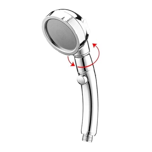 TCVCTNMZTX Badduschkopf Hochdruck-Regen 3 Modi Einstellbarer Wasserspar-Home-Hotel-Sprühkopf for Badezimmer Duschkopf(Silver shower B) von TCVCTNMZTX