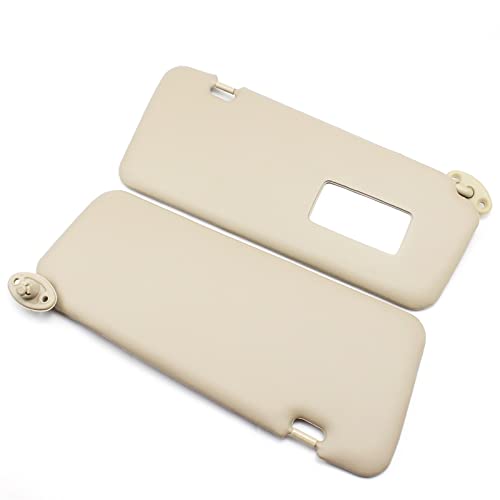 TCVCTNMZTX Beige Sonnenblende passend for Chery Tiggo 2005–2009 links rechts Auto-Sonnenblenden(Pair) von TCVCTNMZTX