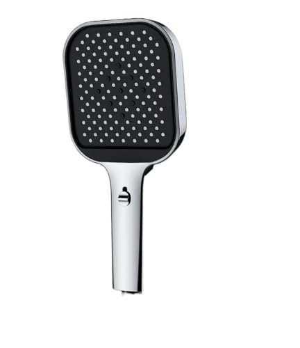 TCVCTNMZTX Großes Panel Hochdruck-Duschkopf 3 Modi Einstellbare Duschköpfe Wassersparende One-Key-Stopp-Wassersprüher Badezimmerzubehör Duschkopf(B) von TCVCTNMZTX