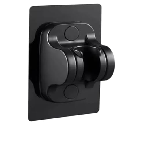 TCVCTNMZTX Großes Panel Hochdruck-Duschkopf 3 Modi Einstellbarer großer Durchfluss Wasserfall Druckbeaufschlagter Badezimmer-Duschkopf for Ein-Tasten-Stopp Duschkopf(Black Holder) von TCVCTNMZTX