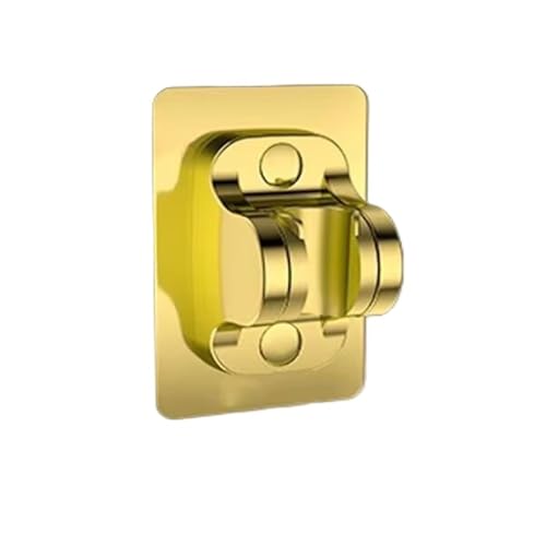 TCVCTNMZTX Hochdruck-Duschkopf, 3 Modi, Regendusche, Handbrause for Ein-/Aus-Stopp-Taste, wassersparend, Duschhahn, Badezimmerzubehör Duschkopf(Golden holder) von TCVCTNMZTX