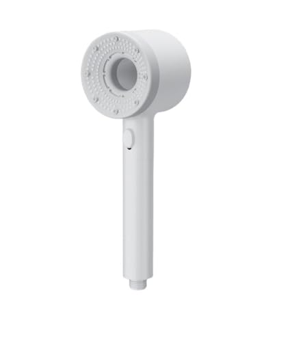 TCVCTNMZTX Hochdruck-Duschkopf for 5 einstellbaren Modi und Filter, großer Druck, reines Wasser, One Key Stop, Wasserduschkopf, Badezimmerzubehör Duschkopf(White shower) von TCVCTNMZTX