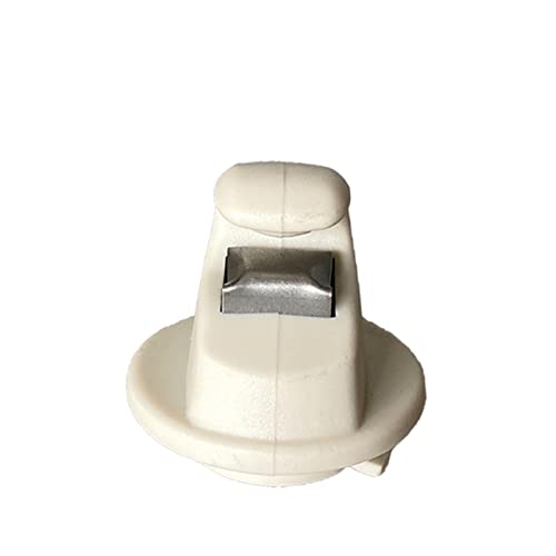TCVCTNMZTX Innen-Sonnenblenden-Clip-Hakenhalter passend for VW passend for E-Golf passend for Golf 7 7.5 GTI R-Line GTD GTE 2014-2020 5G0857561B 5G0857561A Zubehör Auto-Sonnenblenden(Beige-1PC) von TCVCTNMZTX