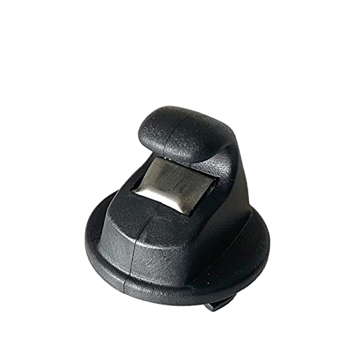 TCVCTNMZTX Innen-Sonnenblenden-Clip-Hakenhalter passend for VW passend for E-Golf passend for Golf 7 7.5 GTI R-Line GTD GTE 2014-2020 5G0857561B 5G0857561A Zubehör Auto-Sonnenblenden(Black-1PC) von TCVCTNMZTX