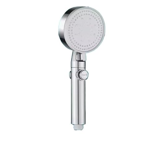 TCVCTNMZTX Passend For Xiaomi Hangable Duschkopf 5 Modi Wassersparender Verstellbarer Handbrause Badezimmerzubehör Duschkopf(Silvery) von TCVCTNMZTX