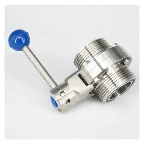 1-1/2" 38mm 304 Stainless Steel SMS-Type Thread Union Connection Valve Brew Beer Dairy Product von TCYNNQVD
