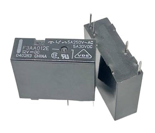 1pc F3AA012E 12V-5A Relay 4pins Industrial Electrical Relays von TCYNNQVD