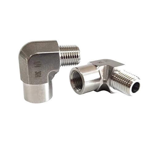 1pc High Pressure Forging 3/8" BSP Elbow Female To Male 304 Stainless Steel Pipe Fitting Connector von TCYNNQVD