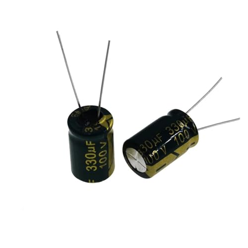 5pcs 330uF 100V 330MFD 100Volt Aluminum Electrolytic Capacitor 13 * 25mm Radial 330mf100v 330uf100v 100v330mf 100v330uf Capacitance Meters von TCYNNQVD