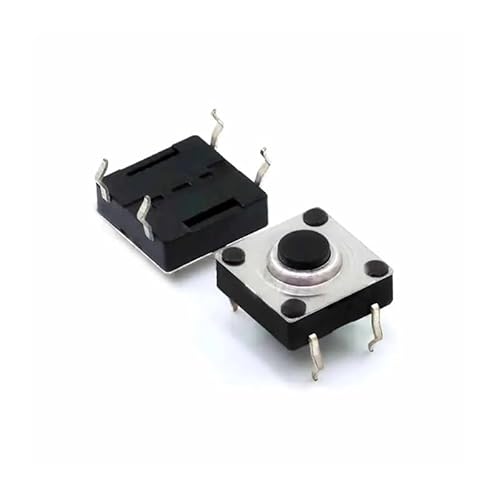 ElectronicSwitch 10PC TS-I007 touch switch 4 four-pin 10 * 10 * 5 vertical plug-in car door handle black small key button ElectronicSwitch 10PC TS-I007 touch switch 4 four-pin 10 * 10 * 5 vertical plug-in car door handle black small key button von TCYNNQVD