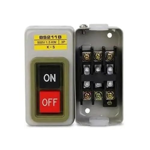 ElectronicSwitch 1PC Tin box button switch BS-211B 1.5KW 220 v380v single-phase three-phase electronic starter start ElectronicSwitch 1PC Tin box button switch BS-211B 1.5KW 220 v380v single-phase three-phase electronic starter start von TCYNNQVD
