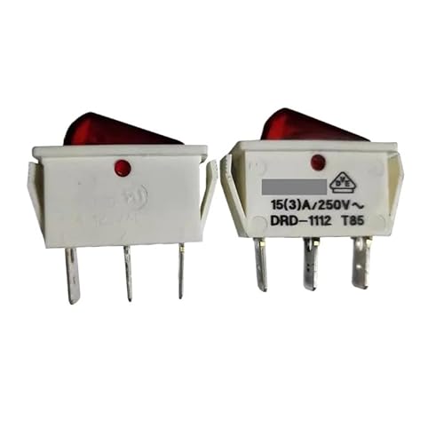 ElectronicSwitch 2PC DRD-1112 boat type switch 15A250V Boat with pilot light 3 pin 2 speed 32 * 14mm ElectronicSwitch 2PC DRD-1112 boat type switch 15A250V Boat with pilot light 3 pin 2 speed 32 * 14mm von TCYNNQVD