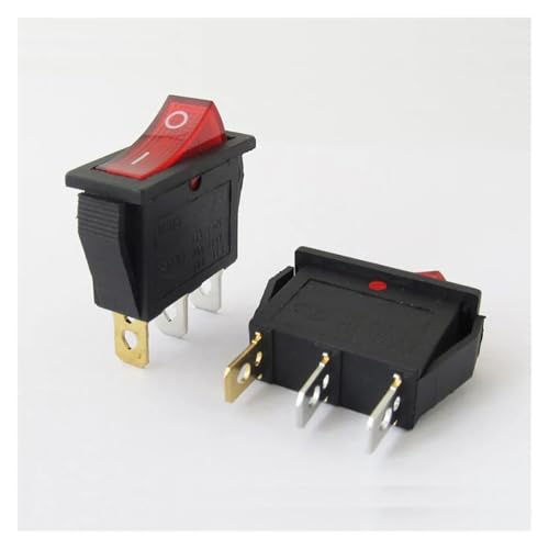 ElectronicSwitch 5Pcs/Lot KCD3 16A 250V/20A 125V 3 Pin ON-OFF Red Button Light Rocker Switch Rocker Power Switch ElectronicSwitch 5Pcs/Lot KCD3 16A 250V/20A 125V 3 Pin ON-OFF Red Button Light Rocker Switch Rocker Power Switch von TCYNNQVD