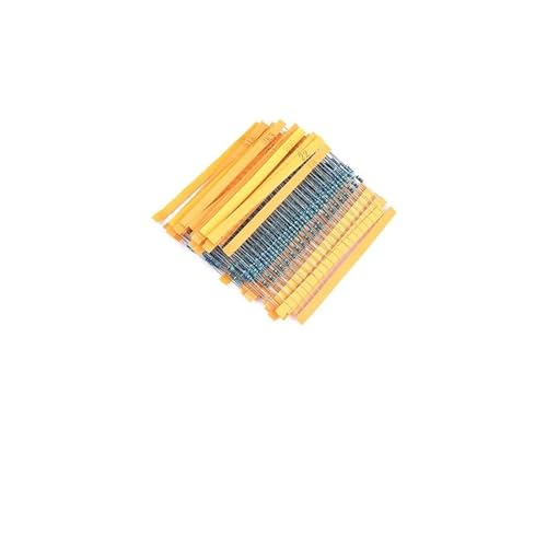 Kit Set 820Pcs 41 Values 20pcs/each 1/4W 0.25W 1% Five Rings Metal Film Resistor Capacitance Meters von TCYNNQVD