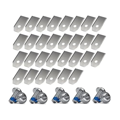 Replacement Cutting Blades Set 30PCS Stainless Steel For Cutter Lawn Mower Trimmer Blade Replacement Cutting Blades Set 30PCS Stainless Steel For Cutter Lawn Mower Trimmer Blade von TCYNNQVD