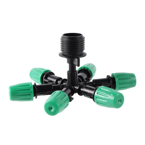 TCYNNQVD 1PC Atomizing Sprayer Garden Irrigation Misting 6Way Nozzle with 1/2" Thread Connector TCYNNQVD 1PC Atomizing Sprayer Garden Irrigation Misting 6Way Nozzle with 1/2" Thread Connector von TCYNNQVD