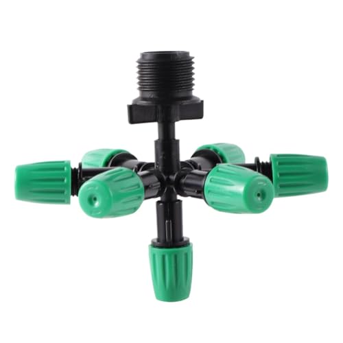 TCYNNQVD 1PC Atomizing Sprayer Garden Irrigation Misting 7Way Nozzle with 1/2" Thread Connector TCYNNQVD 1PC Atomizing Sprayer Garden Irrigation Misting 7Way Nozzle with 1/2" Thread Connector von TCYNNQVD