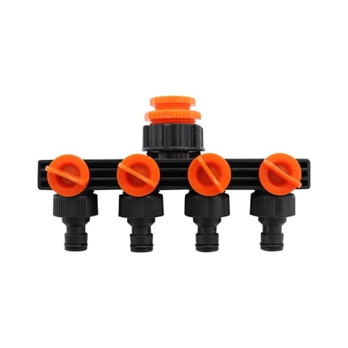 TCYNNQVD 4-Way Crane Control Valve Drip Irrigation Garden Tap Splitter Irrigation Faucet Cranes 1/2", 3/4",1" Thread Connector TCYNNQVD 4-Way Crane Control Valve Drip Irrigation Garden Tap Splitter Irrigation Faucet Cranes 1/2", 3/4",1" Thread Connector von TCYNNQVD