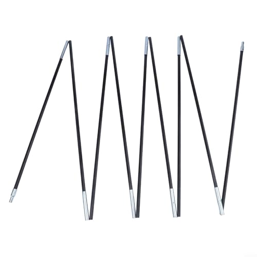 2-teiliges Fiberglas-Zeltstangenstütz-Set, Camping-Zelt-Reparatur-Stange, Ersatzrahmen-Set mit interner Gummibandverbindung für Wandern, Rucksackreisen, Outdoor-Unterschlupf, Unterstützung (4,1 m) von TDCuizent
