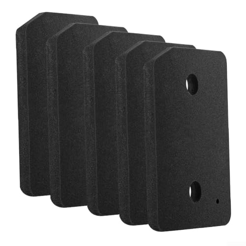 5 Stück Trockner Filter Schwamm Matte Ersatz für Miele T1 9164761 Wärmepumpentrockner Kompatibel mit TSD 443 WP TSF 763 WP 213 WP TWF 640 WP TCH630WP TKB140WP Serie 207x157x30mm Schwarz von TDCuizent