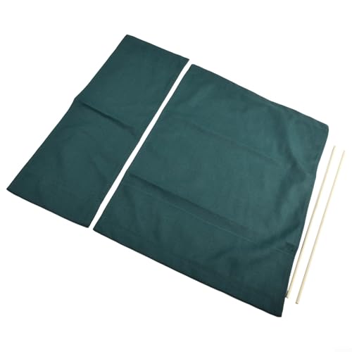 Canvas Directors Chair Cover Replacement Set Foldable Stool Seat Protector Outdoor Indoor Furniture Accessory Dark Green Waterproof Heavy Duty Material For Home Garden Patio Theater von TDCuizent