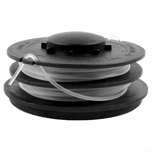 Ersatz-Trimmerspulen für GC-ET 4530 Elektro-Rasentrimmer, 2 Stück Nylonschnurspulen, 1,4 mm Durchmesser, 10 m Länge, automatische Abschaltung, einfache Installation, Rasenpflegezubehör von TDCuizent