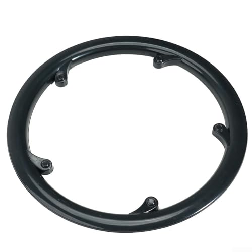 Fahrrad-Kettenradschutzring Mountainbike Kurbelgarnitur Guard Cover Fit Kettenblatt Schutz Schild Kurbel Schutzhülle Anti-Scratch Radfahren Komponente Schwarz (G5TDO-48) von TDCuizent