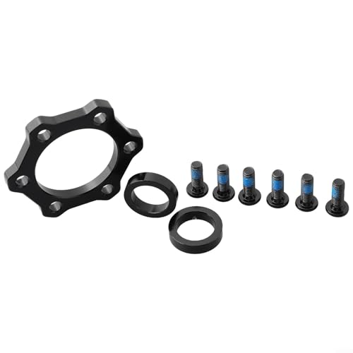 Fahrrad-Naben-Adapter-Umrüstsatz vorne 15 x 100 mm auf 110 mm hinten 12 x 142 mm auf 148 mm Boost Naben-Abstandshalter mit Unterlegscheiben und Schrauben für Mountainbike, Gabelrad, Upgrade schwarze von TDCuizent