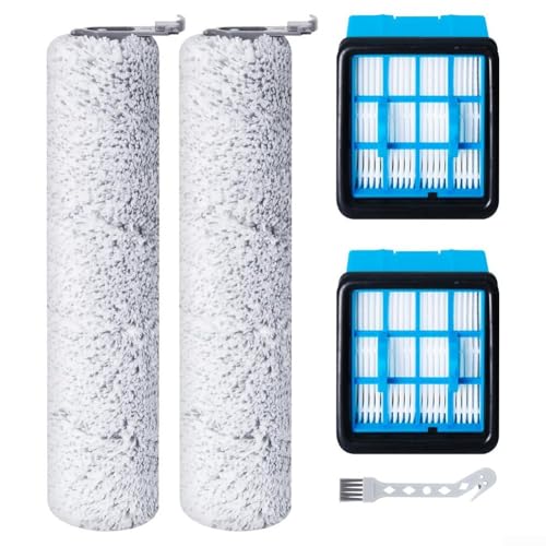 Für CrossWave Ersatz-Bürstenrollen-Set mit Reinigungswerkzeug für 3912N 4046 Modelle Staubsauger Bodenschrubber Waschbar Wiederverwendbar Filterbürste Zubehör Teile Kit von TDCuizent
