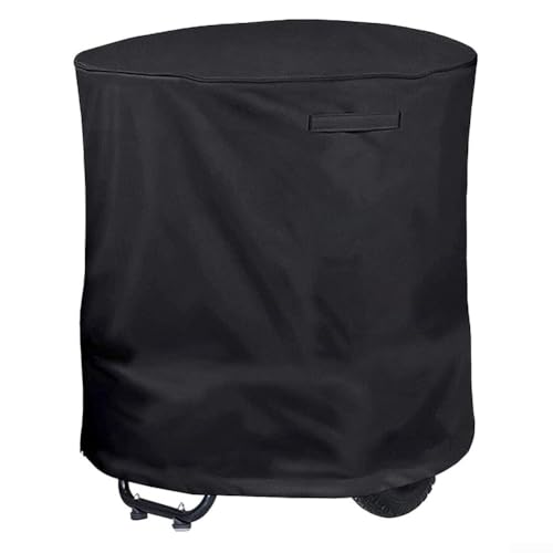 Holzhäcksler Aktenvernichter Mulcher Abdeckung 85 x 110 cm wasserdicht Allwetterschutz für Laubmulcher Elektrohacker 4-lagiges Material einfache Installation elastische Saumkordel (schwarz) von TDCuizent