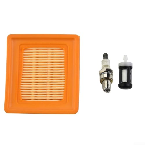 Luftfilter-Kraftstofffilter-Wartungsset für KM 131 KM131R Rasentrimmer-Ersatzteil-Set mit Spark Plu CMR 6H kompatibel mit 4180 141 0300 Garten-Elektrowerkzeug-Zubehör Luftfilter-Kraftstofffilter-Wartungsset für KM 131 KM131R Rasentrimmer-Ersatzteil-Set mit Spark Plu CMR 6H kompatibel mit 4180 141 0300 Garten-Elektrowerkzeug-Zubehör von TDCuizent