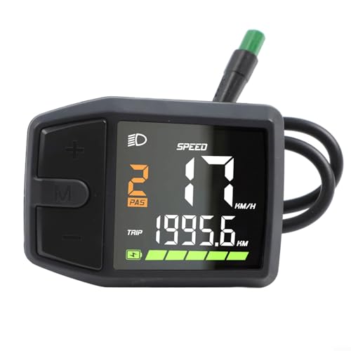 M500 DZ41 LCD-Display, E-Bike-Computer-Monitor, kompatibel mit UART/CAN-Protokoll-Antriebsmotorsystem, schwarz mit HD-Digitalschnittstelle (CAN-Protokoll) von TDCuizent