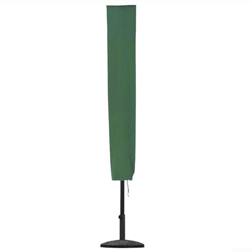 Outdoor Umbrella Cover Waterproof 600D Oxford Fabric Patio Umbrella Storage Cover with Zipper Weather Resistant Protection for Garden Parasol Canopy Fit Round Umbrellas(Green 153x30cm) von TDCuizent