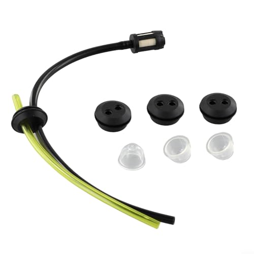 Rasenmäher Kraftstoffleitung Kit 3 Sets Trimmer Gasschlauch mit Filterbirne Dichtung für Freischneider Heckenschere Kettensäge Garten Power Equipment von TDCuizent