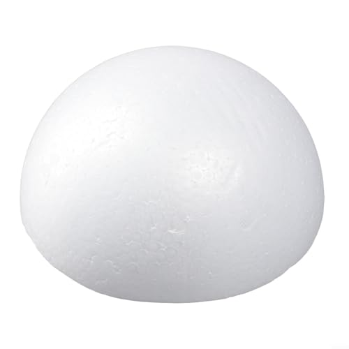 Runde Schaumstoffkugel Handwerk DIY Hochzeit Dekoration Material Weiß Kunst Projekt Versorgung Home Party Dekor Ornament Kreative Modellbau Handwerk Ball (18 cm) von TDCuizent