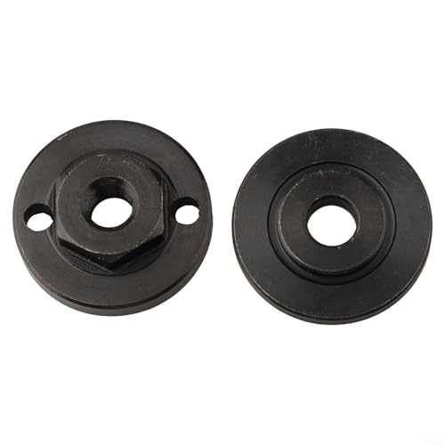 Sechskant M10 Winkelschleifer Außenflansch Mutter Set mit Pressplatte Metall Adapter Kit für 100 mm Schleifwerkzeug Metallkonstruktion für professionelle Schneideprojekte (M10 + 22,2 mm) von TDCuizent