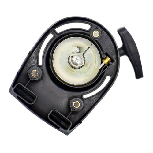 Seilzugstarter Montage Kompatibel mit GX35 GX25 Motor Ersatzteile Rasenmäher Freischneider Startsystem Schwarz Stahldrahtkonstruktion Einfache Installation(A) von TDCuizent
