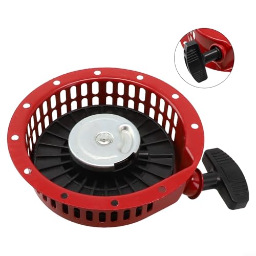 Seilzugstarter kompatibel mit G150 GV200 GX110 GX140 Motormodellen, Ersatzteil für Rasenmäher, Material, einfache Installation, passend für Teilenummer: 28400-883-040ZB von TDCuizent