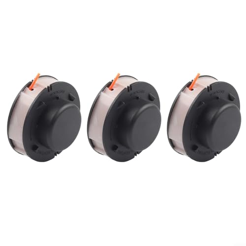 TDCuizent 3 x Rasentrimmer-Spule und Schnur 1,6 mm x 5 m für FSA56 FSE41 FSE52 Ersatz für 4008 710 4301 Kunststoff Effizientes Schneiden für Rasenpflege von TDCuizent
