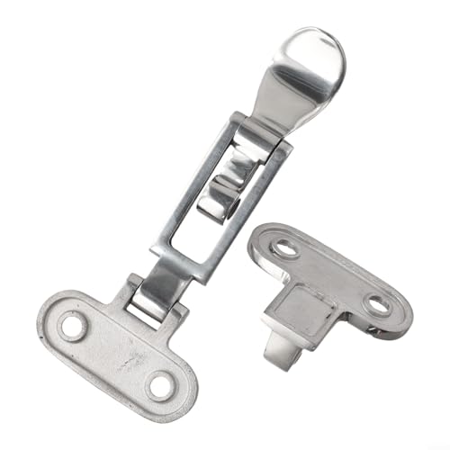 TDCuizent 316 Edelstahl Marine Anti-Rassel-Riegel hochglanzpoliert abschließbare Klemme für Boote Yachten RV Luken Schränke mit Vorhängeschloss Loch stoßfestes Design 115 x 40 mm TDCuizent 316 Edelstahl Marine Anti-Rassel-Riegel hochglanzpoliert abschließbare Klemme für Boote Yachten RV Luken Schränke mit Vorhängeschloss Loch stoßfestes Design 115 x 40 mm von TDCuizent