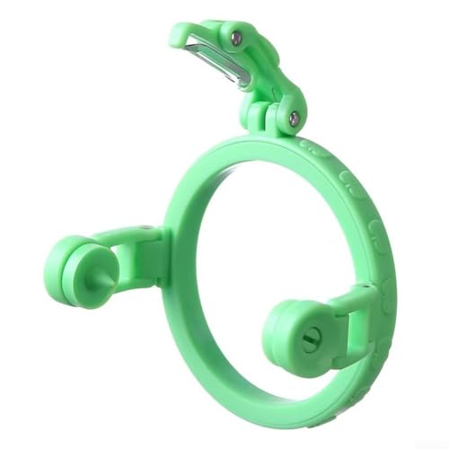 TDCuizent Drehbarer Schäler und Obst-Spiralschneider aus Edelstahl für Äpfel, Birnen und Gemüse, ergonomischer Mehrzweck-Küchenschneider mit komfortablem Griff für einfache Zubereitung von von TDCuizent