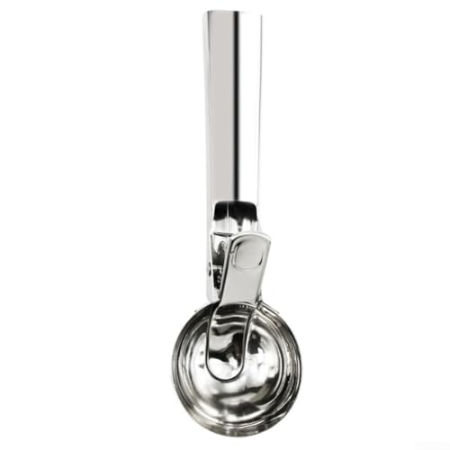 TDCuizent Edelstahl Eisportionierer und Obstlöffel 2 in 1 Küchenwerkzeug Multifunktional Doppelzweck Dessert-Server für Eis Gelato Sorbet Wassermelone Kugeln Spülmaschinenfest Utensil von TDCuizent